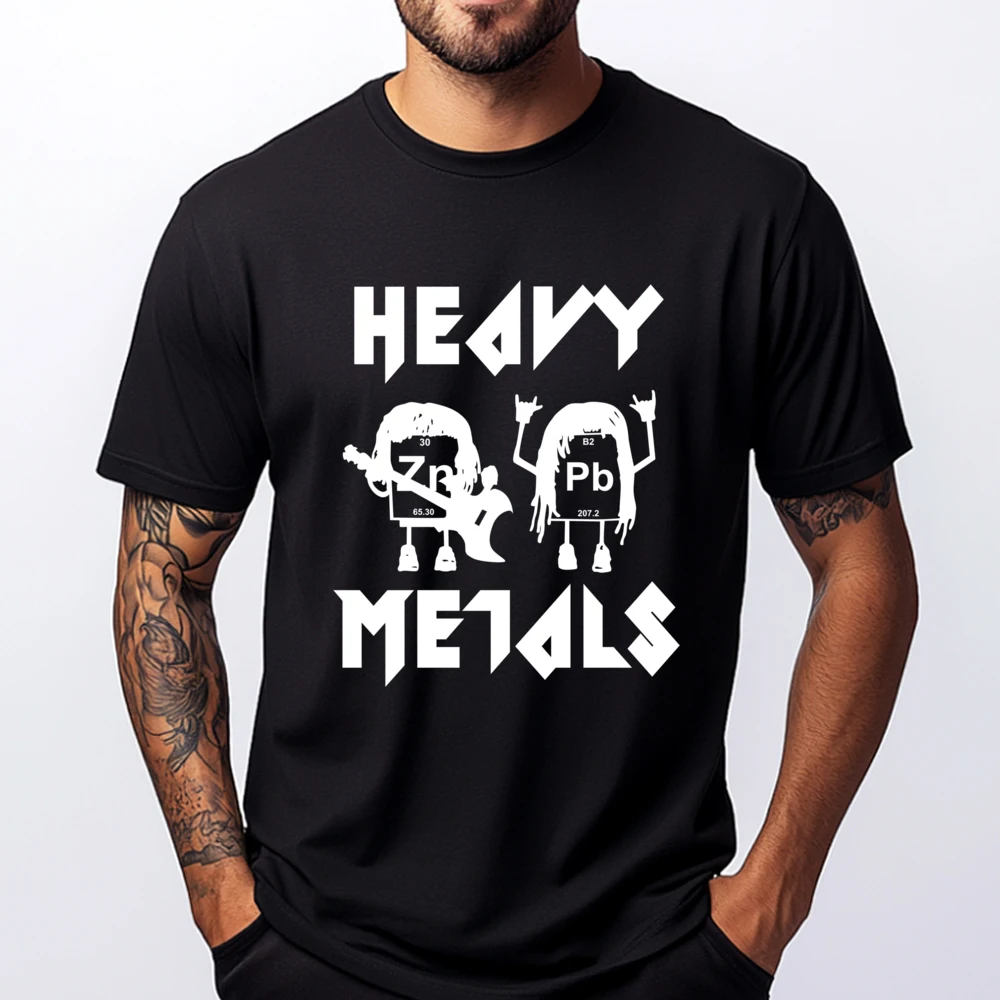 

Heavy Metals Funny Chemistry Free Shippping Clothes Meme Tshirt Designer Clothes Men Mens Designer Clothes Vintage