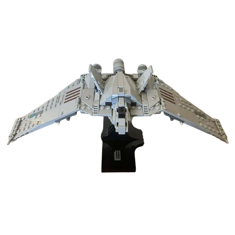 343PCS NEW Stargate F-302 Fighter Starfighter Spaceship Movie Series Model MOC Building Blocks Bricks Creative Assembly Toy Gift