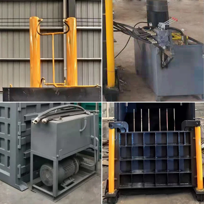Automatic Aluminum Tin Can Baler Hydraulic Scrap Cans Recycling Compactor for Hot Sale Customized