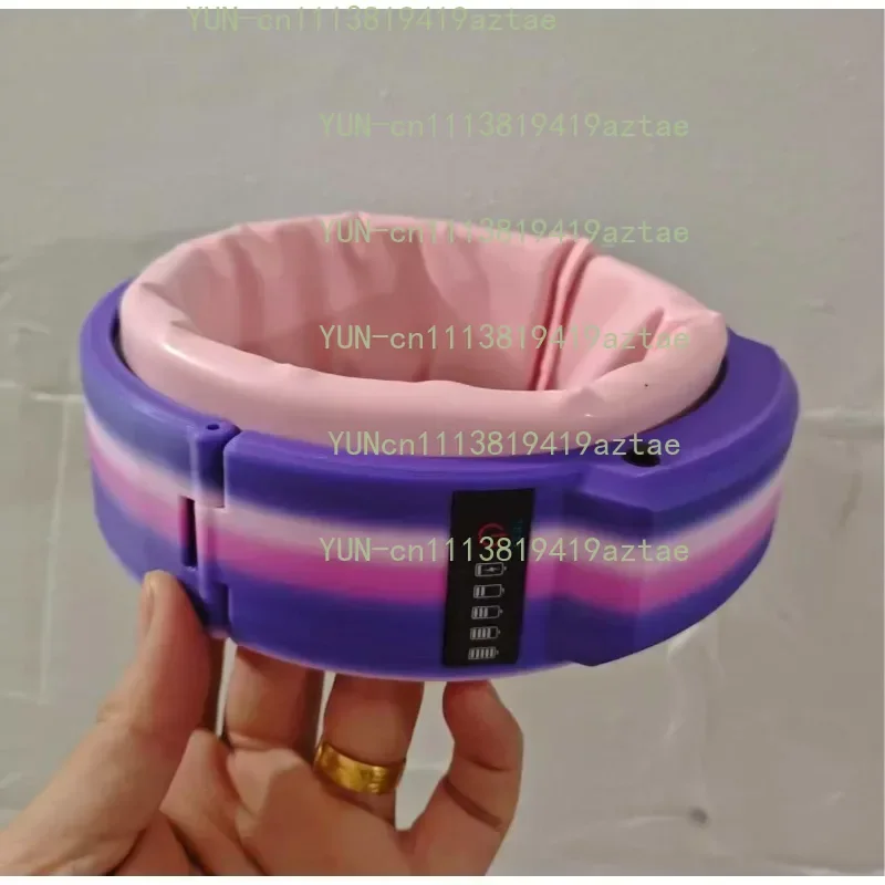 best seller Remote Control Compression Massage Latex Inflatable Electric Collar Tpyec Charging Fluorescent Discoloration