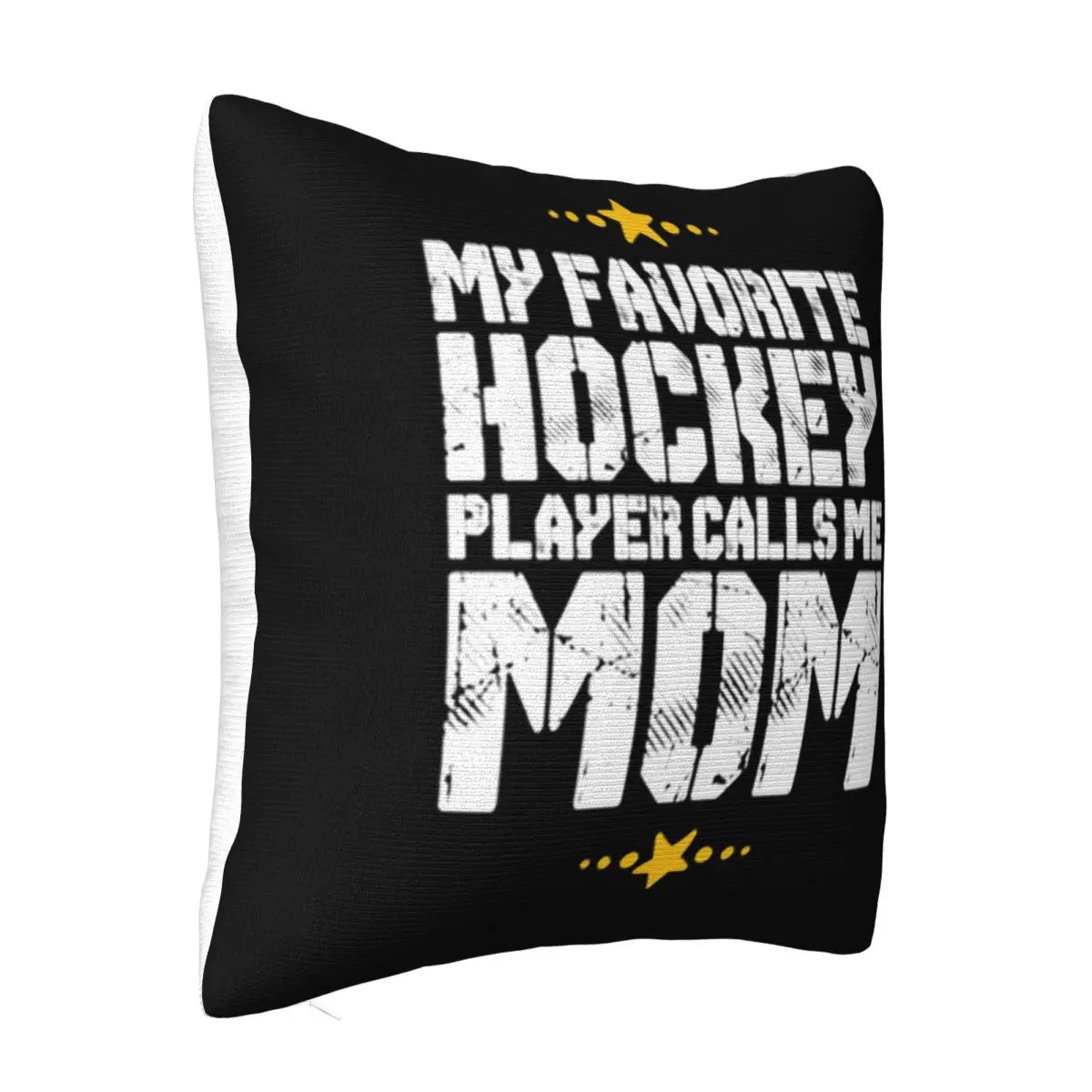 My Favorite Hockey Player Calls Me Mom Loose Summer Style Kawaii Hip Hop Creative Design More Size Middle Aged Pillow Case