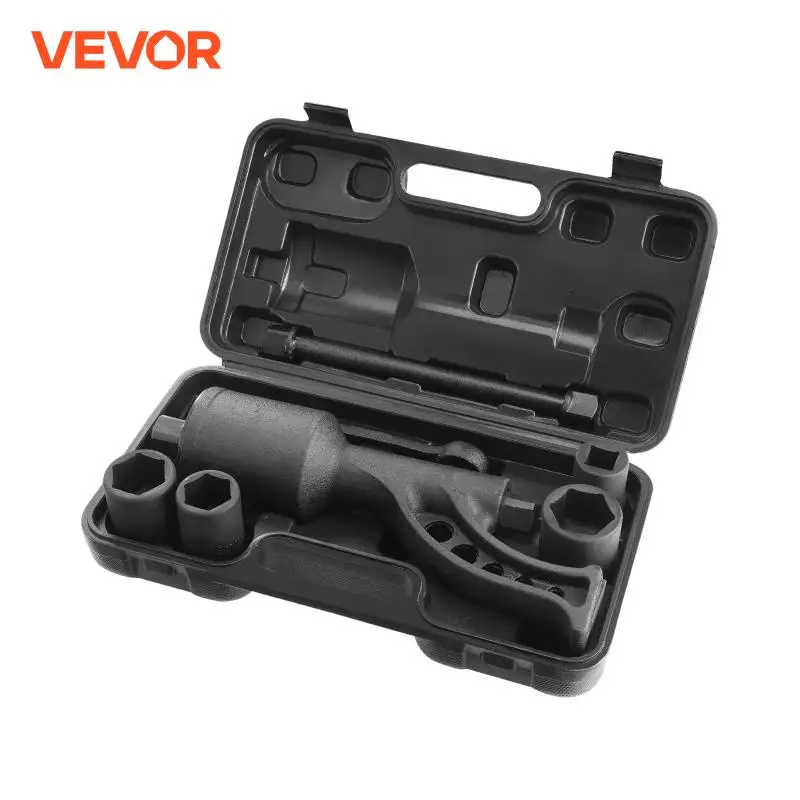 VEVOR 1/58 1/64 Torque Wrench Set 4/8 Socets Multiplier Drive Lug Nut Wrench/Multiplier Heavy Duty Torque Multiplier with Case