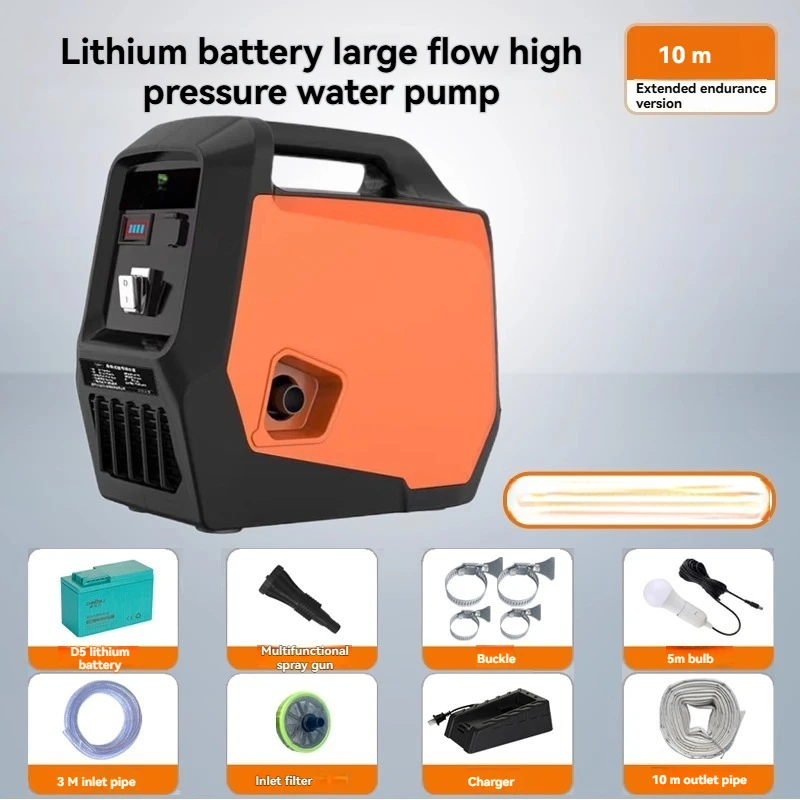 

1-дюймовый зарядный насос для водопроводных труб 24 В для орошения овощей, сельскохозяйственного орошения, бытовой водяной насос