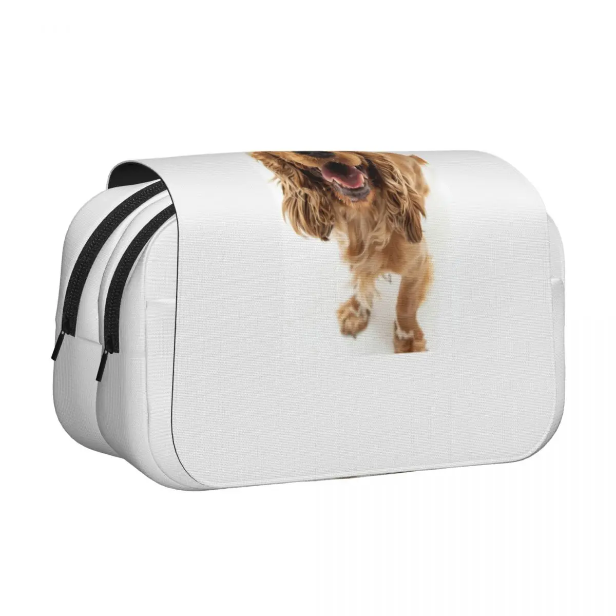 Tail Wagging Wisdom_ Nurturing Your Cocker Spaniel Spirit Pencil Cases PencilPouch Hard Shell Leather LargeStoragePen Box Pencil