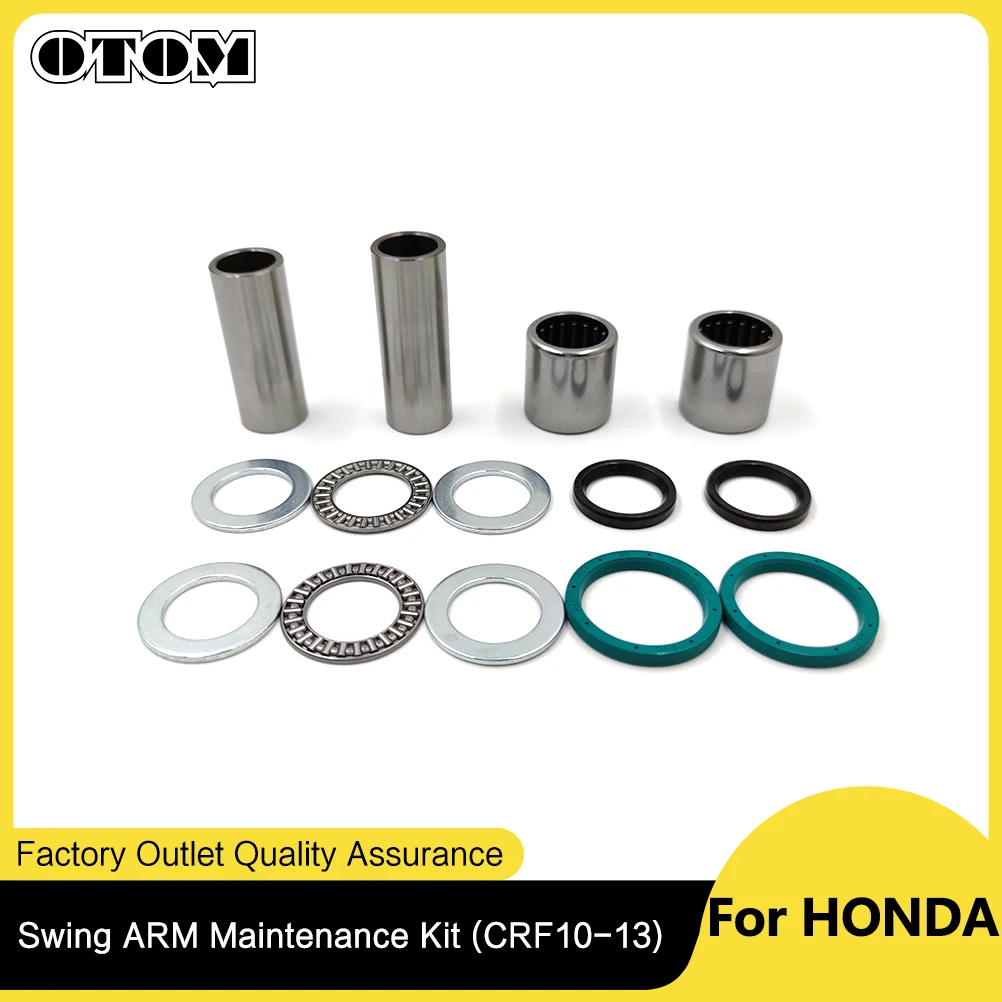 

OTOM Motorcycle Swing ARM Maintenance Parts Rear Fork Bushing Oil Seal Ring Bearing Repair Kit For HONDA CRF250R CRF450R CRF450X