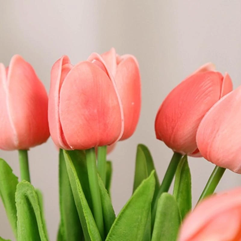 

10 шт. искусственные тюльпаны, имитация тюльпанов, открытый сад, двор, подарок 15UB