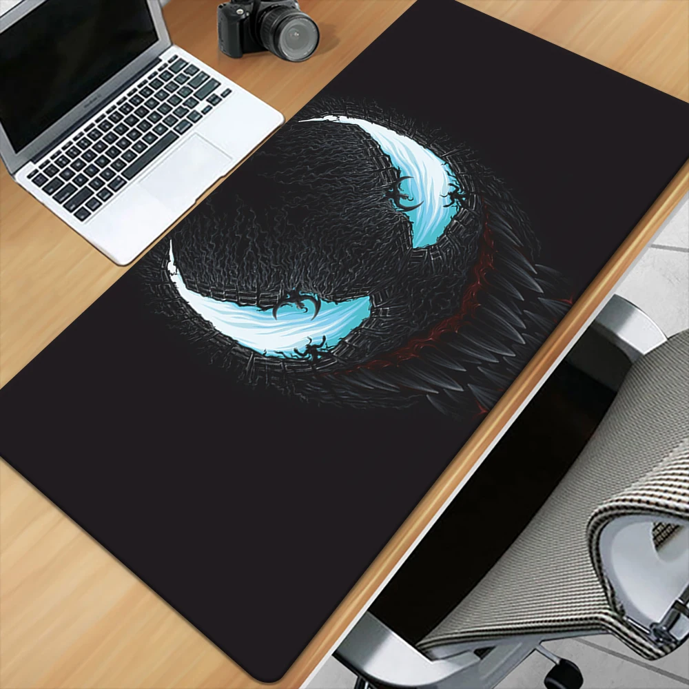 MINISO Venom Movie HD Printing Gaming Mousepad Computer Lock Edge Natural Rubber E-sports Desk Pad Large Mouse Pad