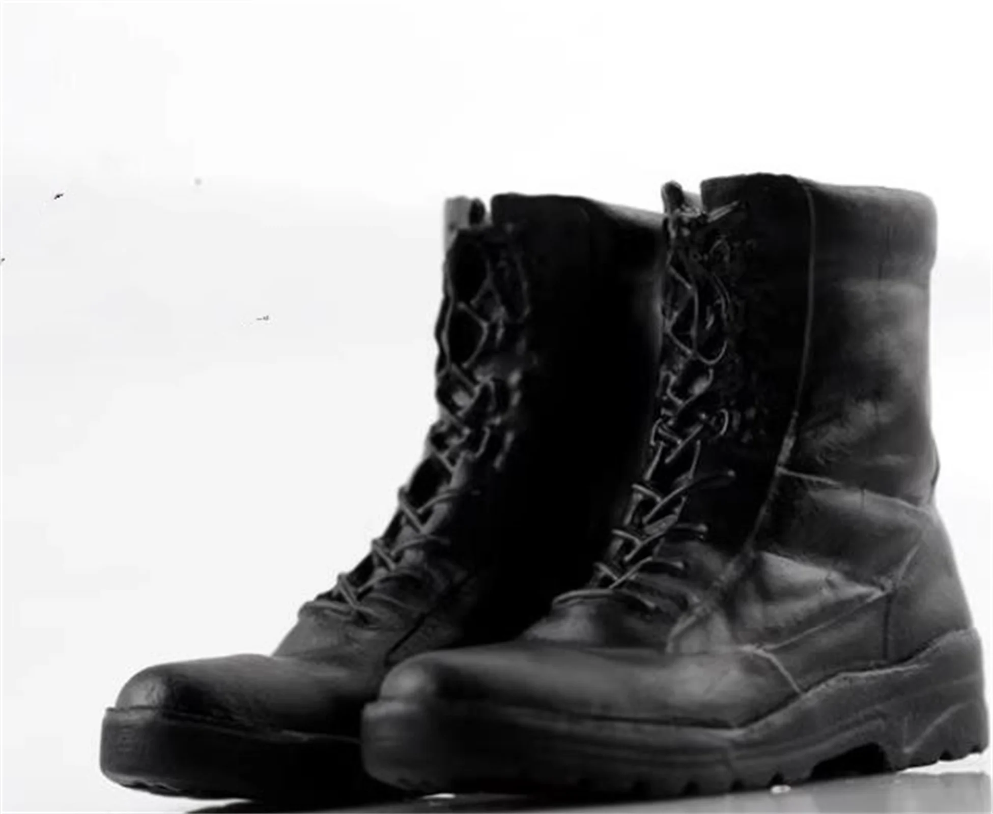

1/6 Scale Black Leather Shoes Combat Boots Soldier Model Fit 12'' figure for 12inch Action Figure Model Toys