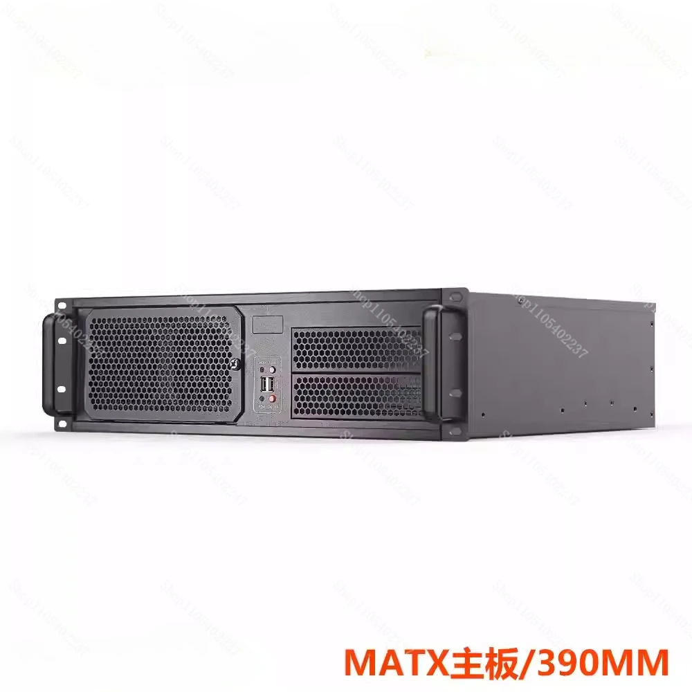 3U 390MM Industrial Control Server Chassis Multi Hard Disk Optical Drive Full Height Graphics Card MATX Main Board NAS