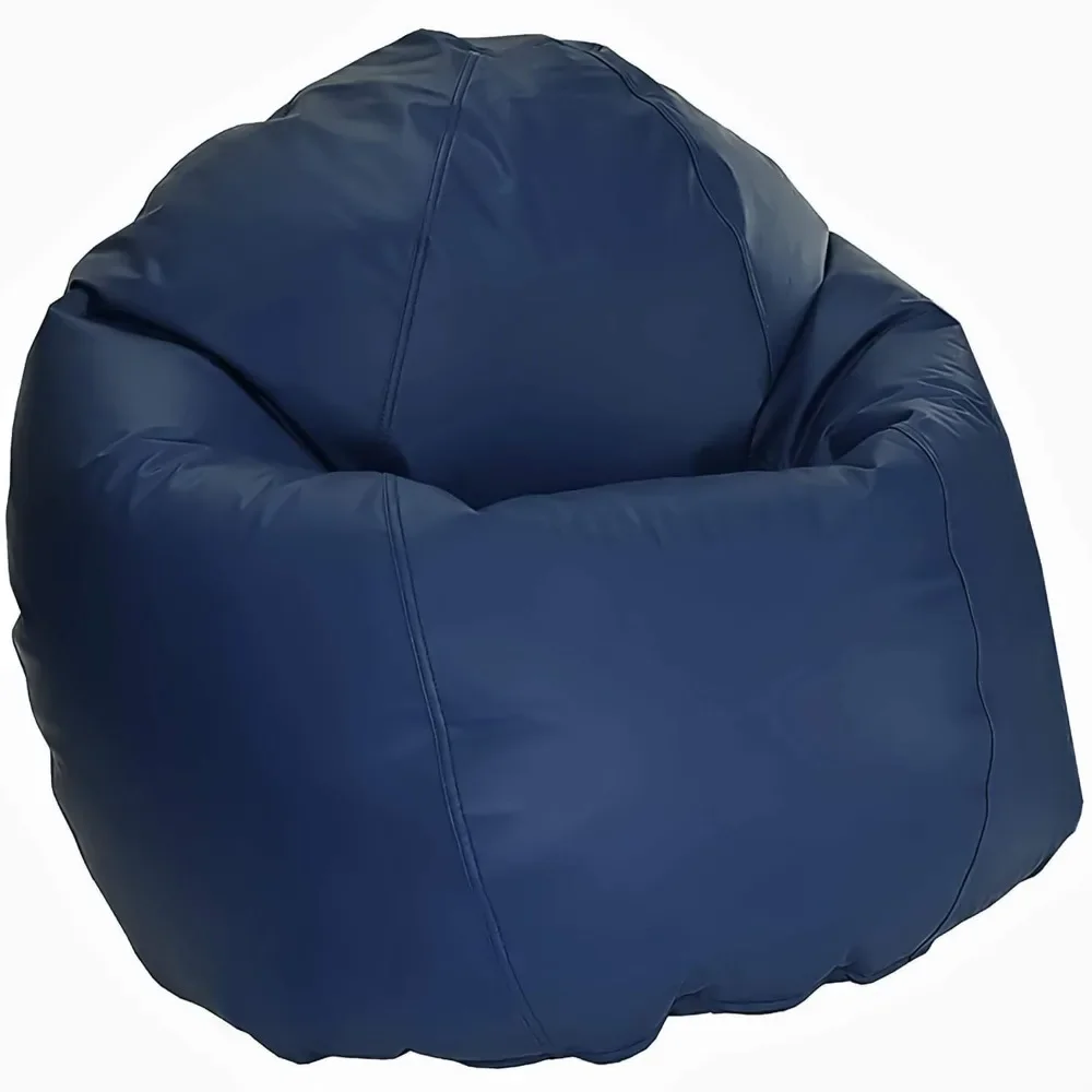 Waterproof Large Vinyl Marine Grade Boat Bean Bag Chair/Filled w/Polystyrene Beads 36”W, 36”,40”H/20lb/2Sizes/Adults,Teens&Kids