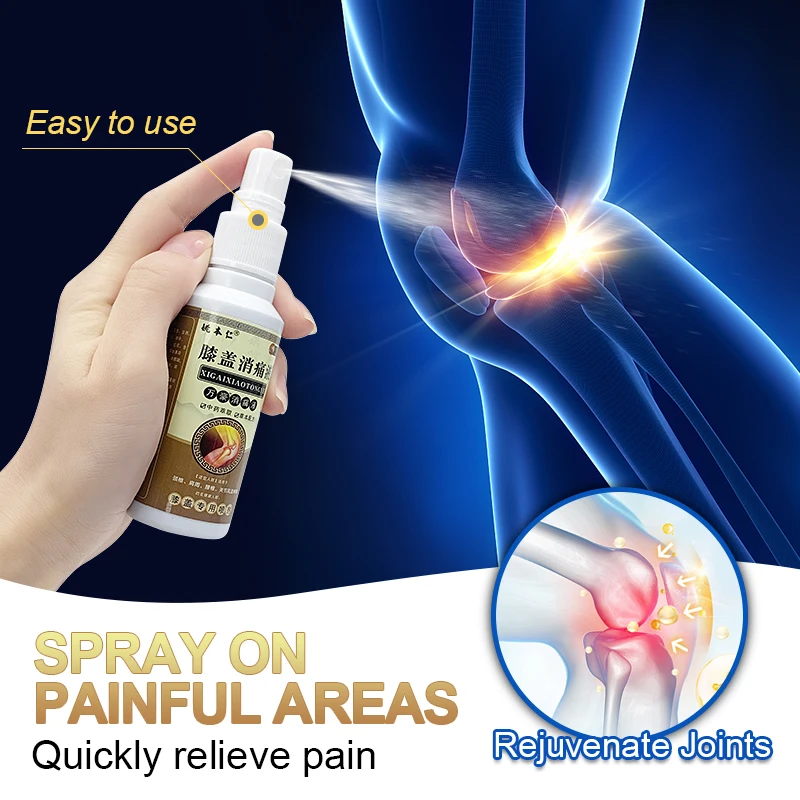 1-2-4pcs Snake Venom Knee Arthritis Spray Knee Joint Swollen Pain Knee Pain Relief Spray Knee Effusion Synovitis Herbal Potion