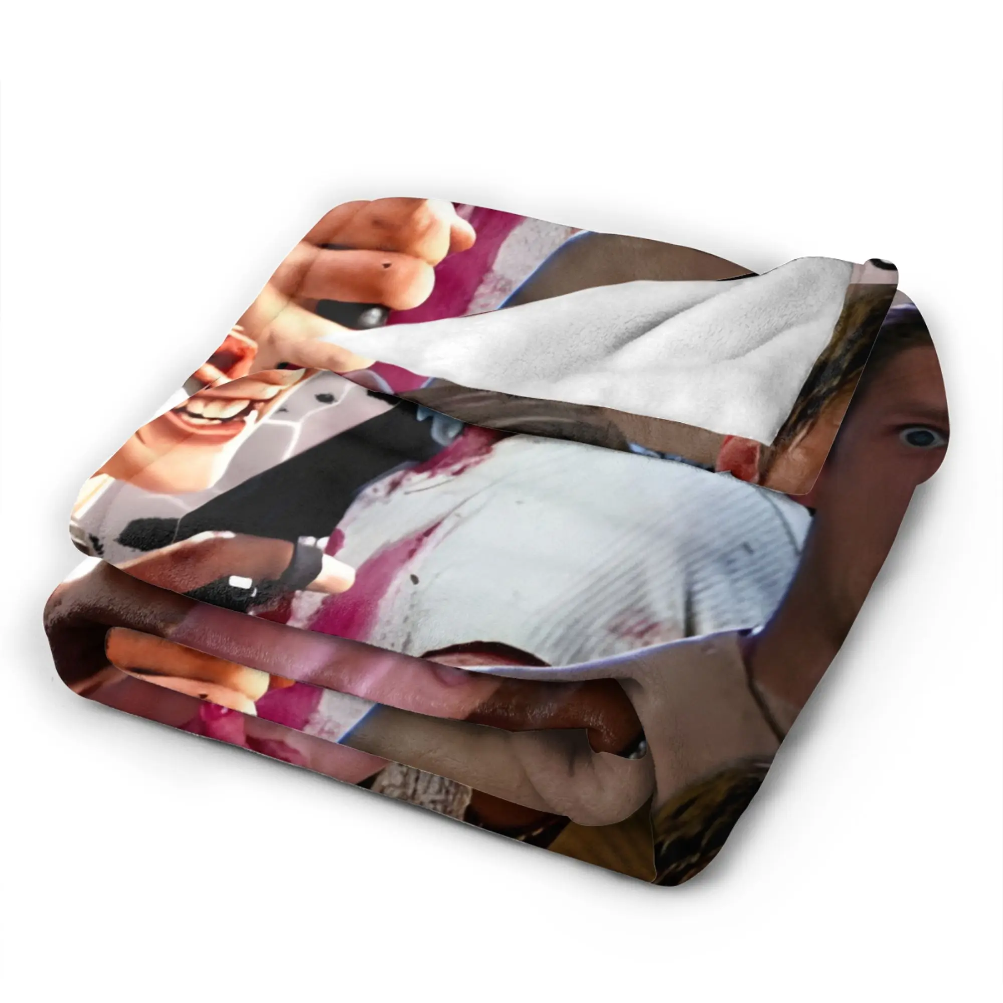 Billy Loomis & Stu Macher Blankets Super Soft ScreamMovie Throw Blanket Spring Boy Girl Home Decor Travel Bedspread