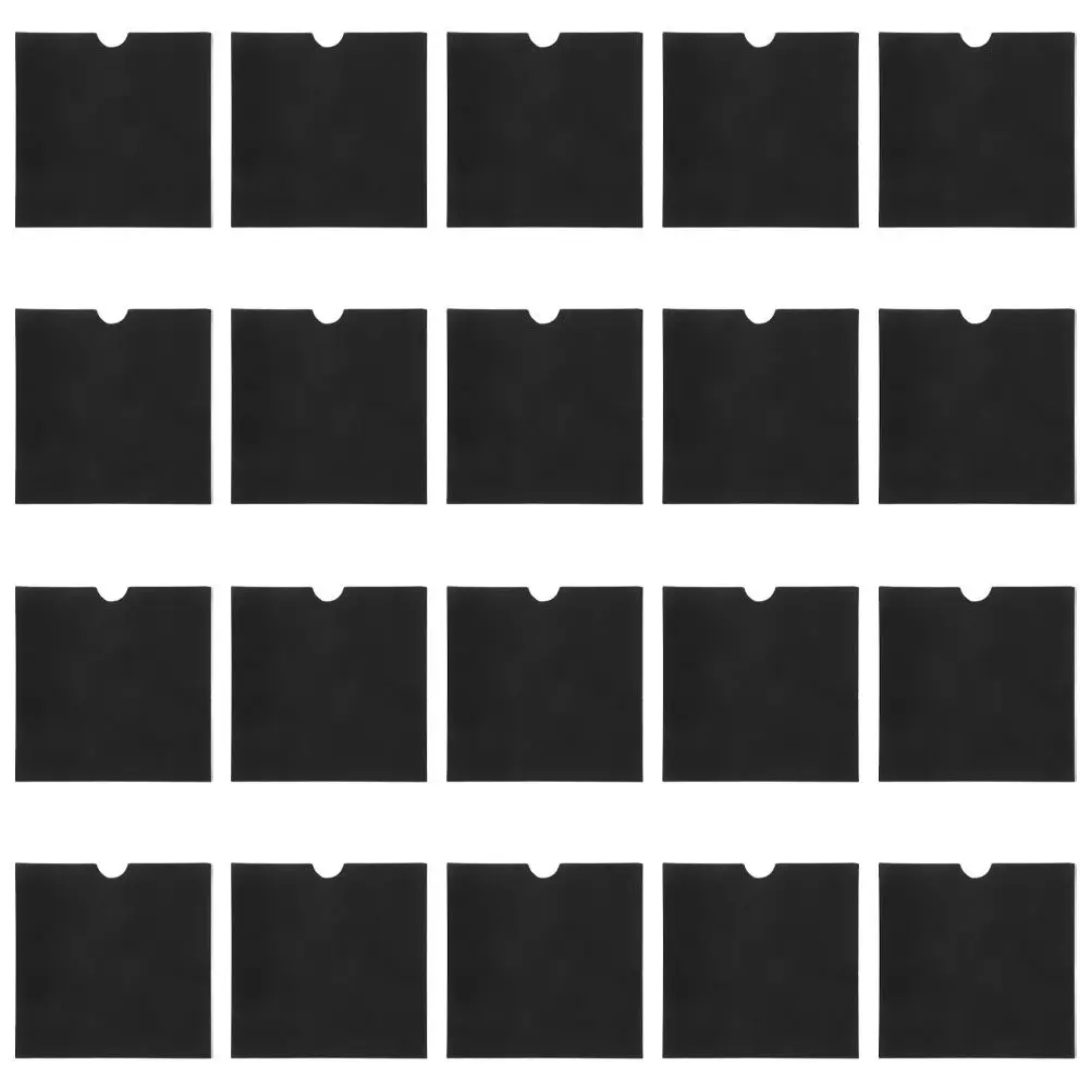 CD DVD Sleeves 20 Pack Kraft Paper Disc Envelopes Scratch Resistant Storage Organizers for Office Home
