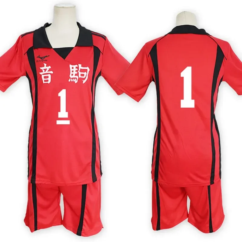 Haikyuu Nekoma Sma #5 1 Kenma Kazume Kuroo Tetsuro Costum Cosplay Bola Voli Tim Jersey Pakaian Olahraga Seragam Baru