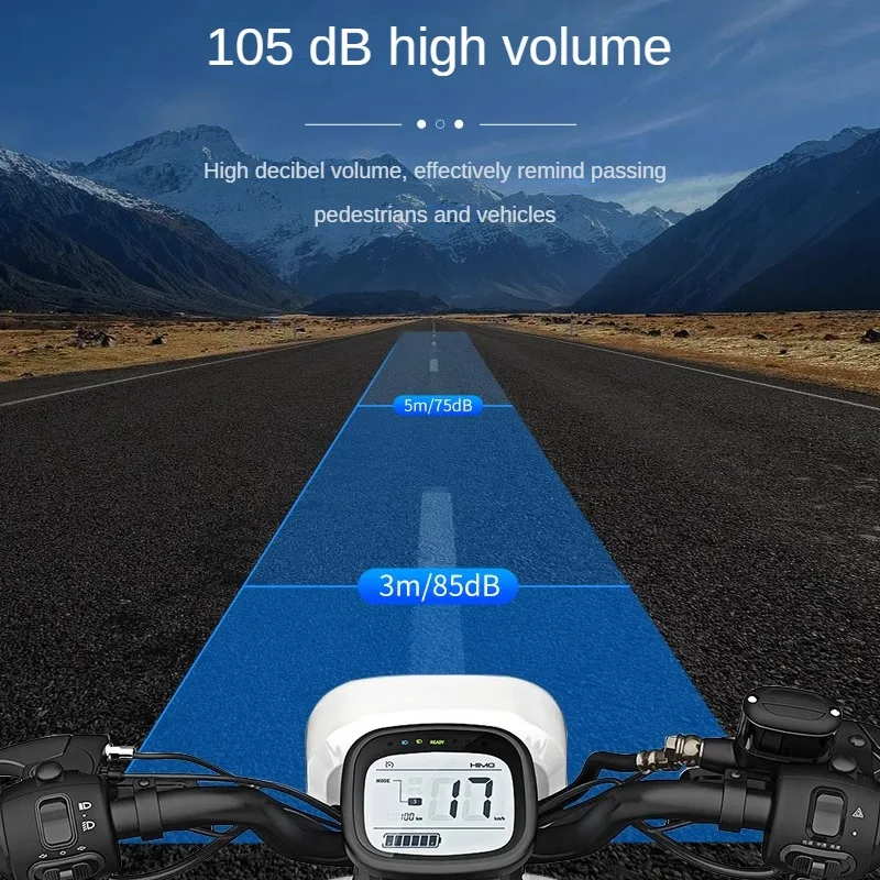 105DB Waterproof Universal Motorcycle Hornelectric Car Horn 12V 24V Motor Scooter Loud Sound Modified Loudspeaker