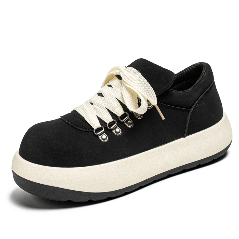 

Мужская повседневная обувь с широким носком: дышащие, легкие, нескользящие, износостойкие туфли 38390