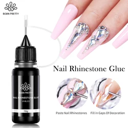 BORN PRETTY 10g Nail Rhinestone Adhesive Glue For Stick The 3D Decorations DIY Nail Art Crystal Gems Jewelry Accessories