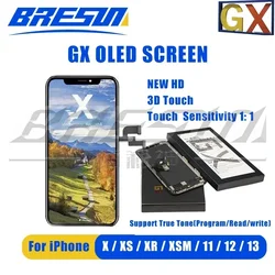 GX OLED LCD Display Digitizer Assembly For iphone X XS XR 11 XSMAX 11 Promax 12 Promax 13pro 14 OLED Screen