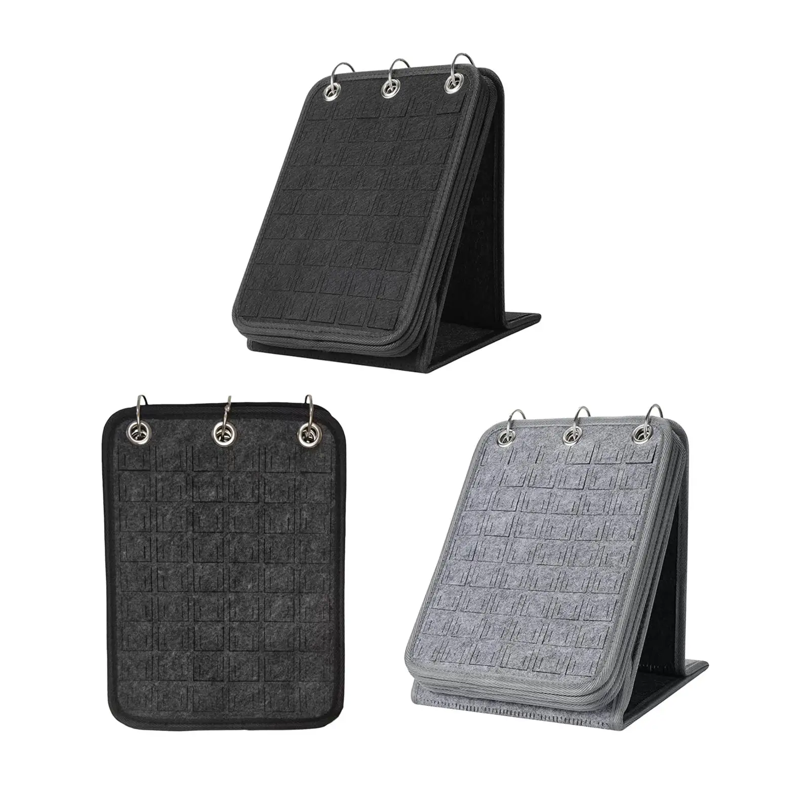 

Enamel Pin Display Holder Pins Collection Storage Organizer Display Pages Pin Display Binder Stand with 3 Binders And 5 Pages