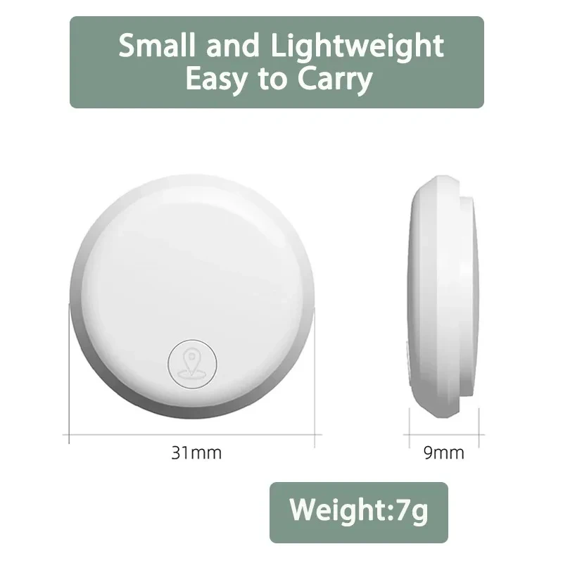 New GPS Bluetooth Airtag Smart Works With Android and iOS System Mini Locator Tag Tracker Finder