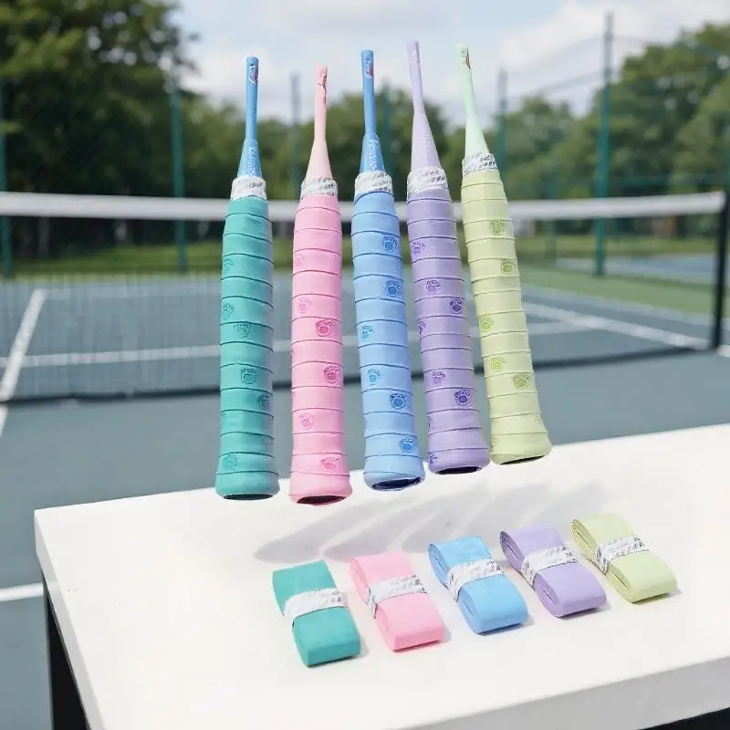 

Высококачественная нескользящая обертка для ручки кошачьего когтя, впитывающая пот клейкая лента для рук для ракетки для бадминтона