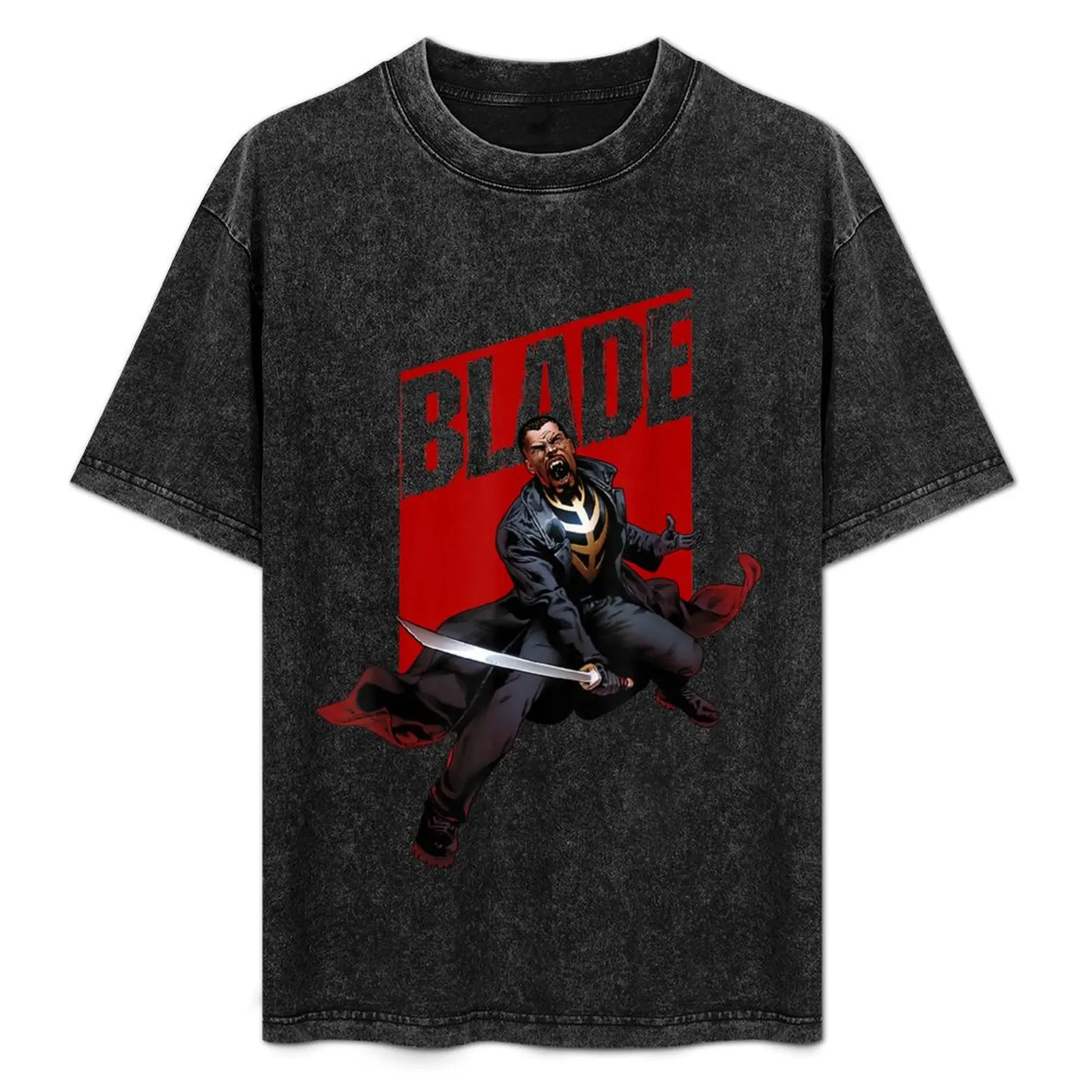 Blade The Vampiree Hunter Intimidating Shout T-Shirt tshirts personalised anime clothes t shirts for men graphic