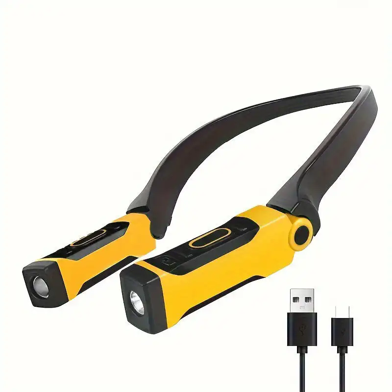 

Портативная USB-перезаряжаемая светодиодная лампа для чтения на шее, универсальный светодиодный светильник для чтения с регулируемой яркостью