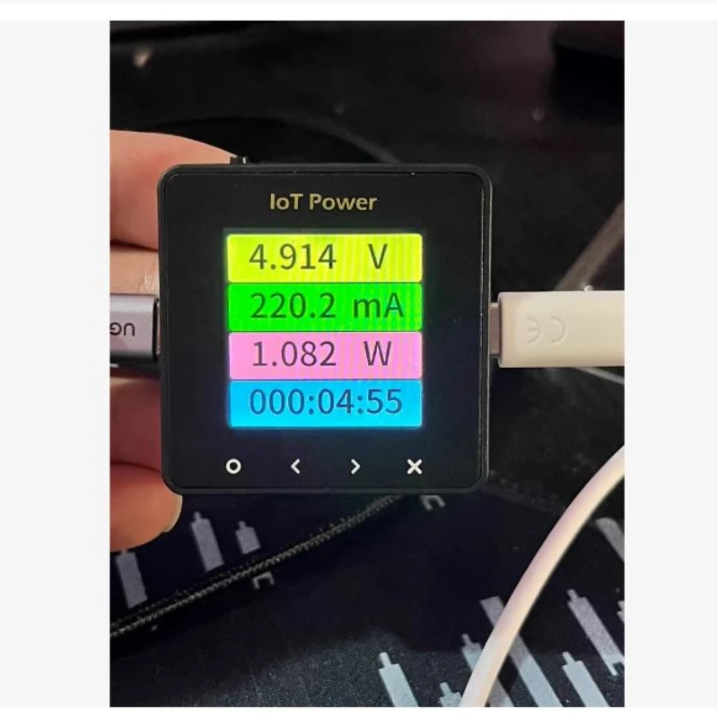 DIY Cool VFD Digital Clock - Vertical Desktop Ornament, Colorful Backlit Display, Modern Minimalist Style