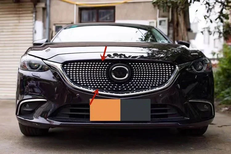 For Mazda 6 ATENZA 2014-2019 High-quality ABS Engineering Plastics car Grille Gypsophila modification car accessories