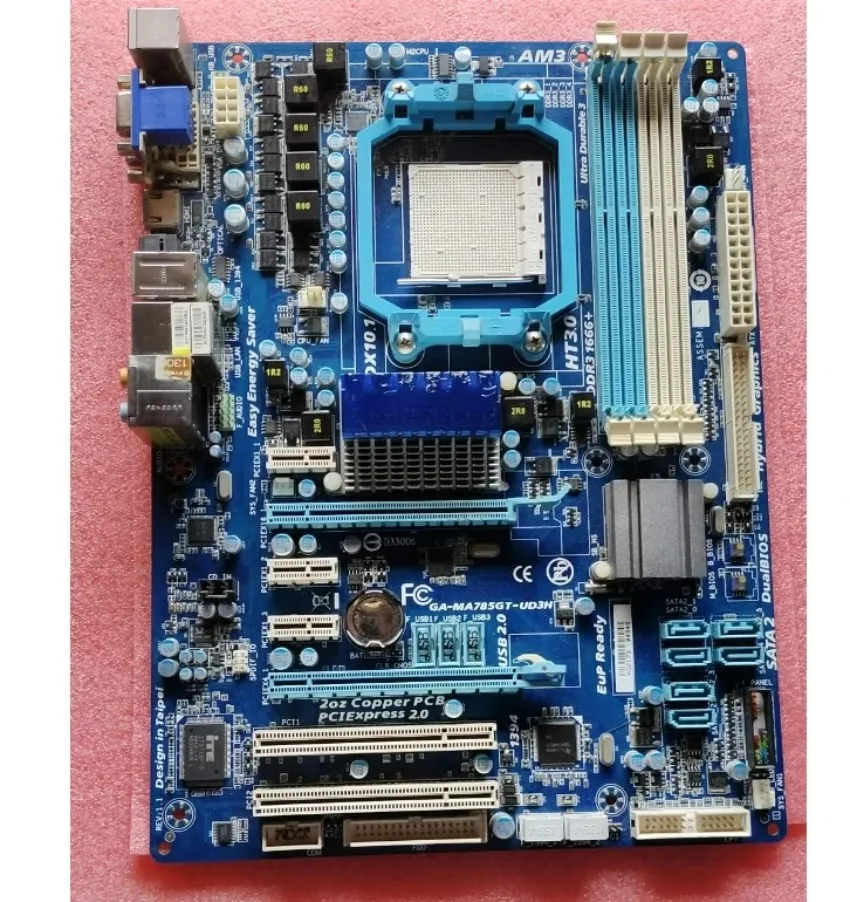 

For Gigabyte GA-MA785GT-UD3H DDR3 main board AM3 + main board four memory port HDMI dual PCI