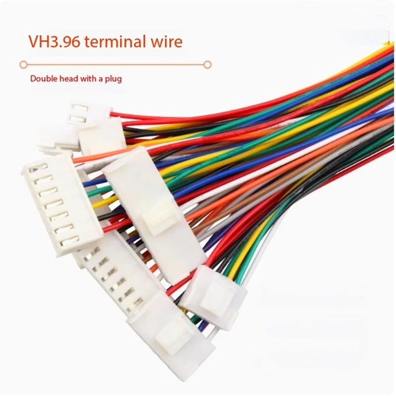 10PCS VH3.96MM Pitch terminal lijn 2P/3P/4P/5P/6P Double-ended kabelboom elektronische draad verbindingslijn