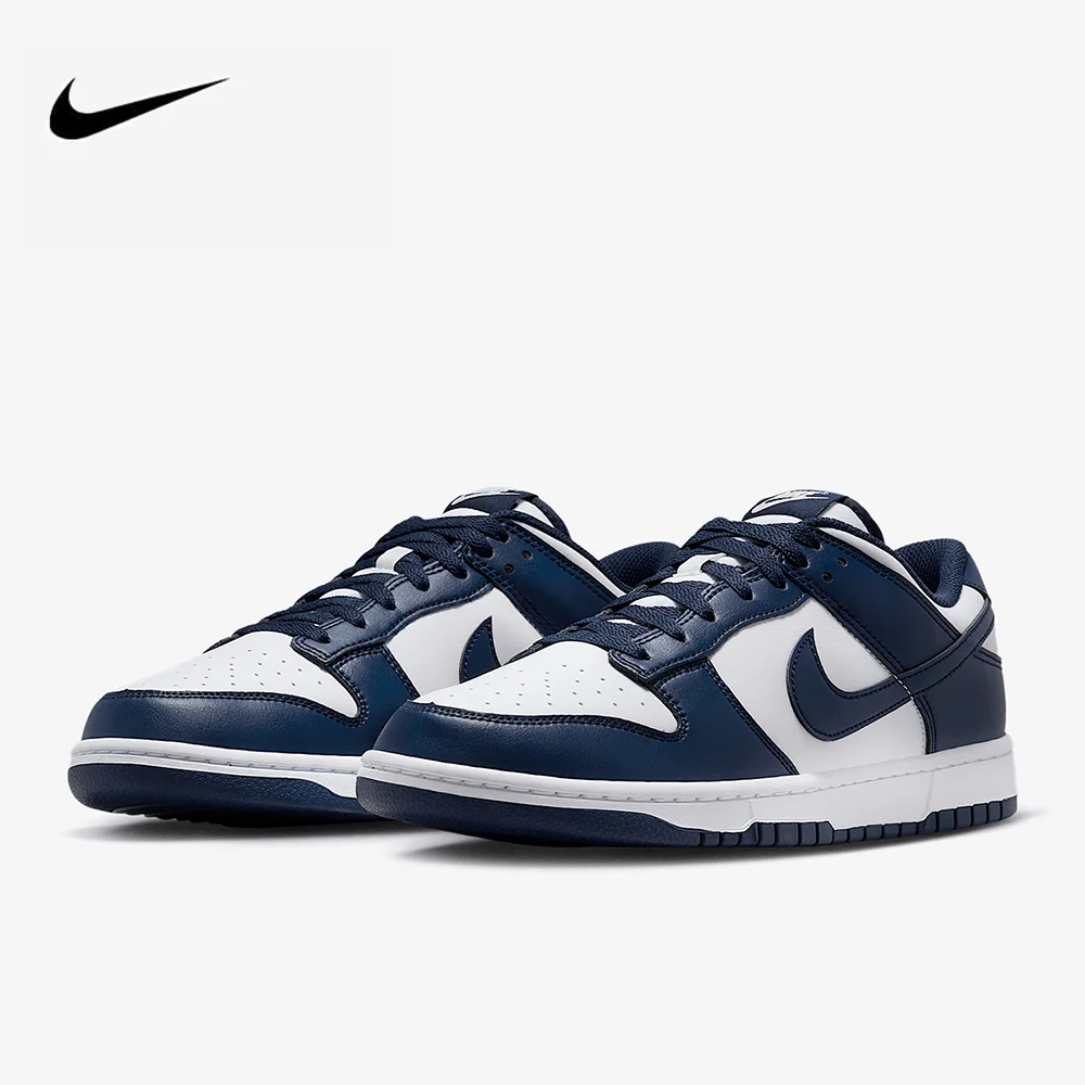 حذاء Nike Dunk Low Retro مريح ومتعدد الاستخدامات ونعل رفيع وغير قابل للانزلاق ومتين ومنخفض الارتفاع لكل من الرجال والنساء HF5441-107