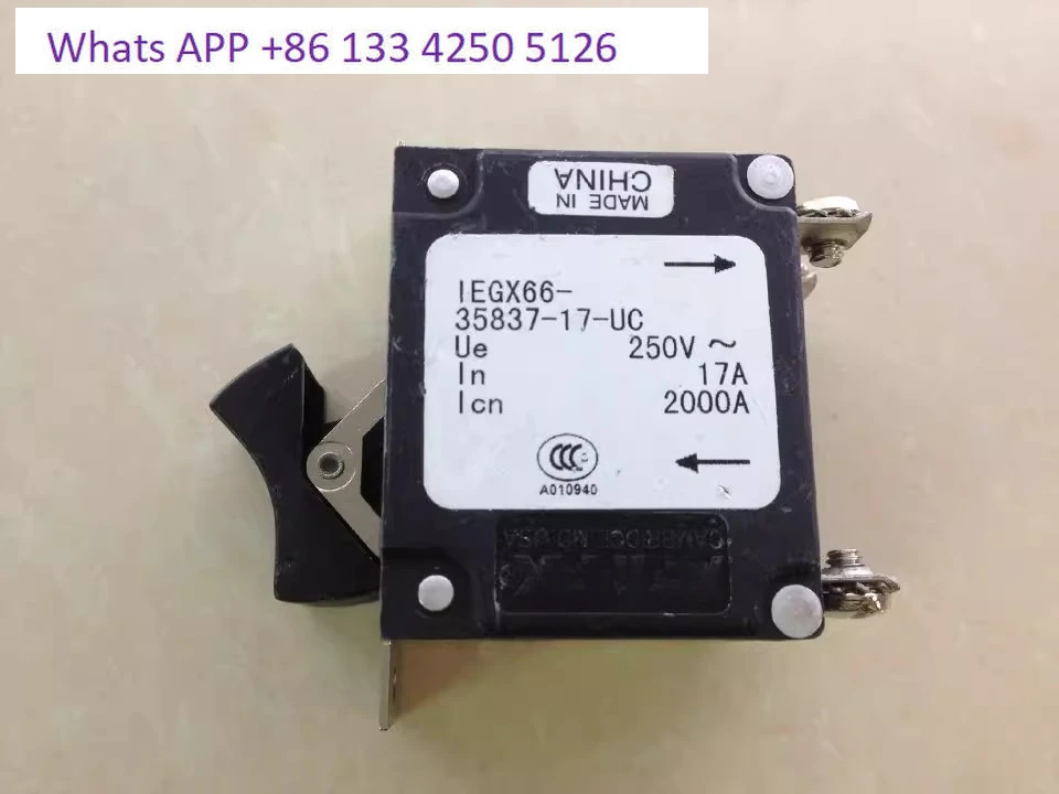 Американский автоматический выключатель оборудования AIRPAX IEGX66-35837-17-UC 2P17A 250 В