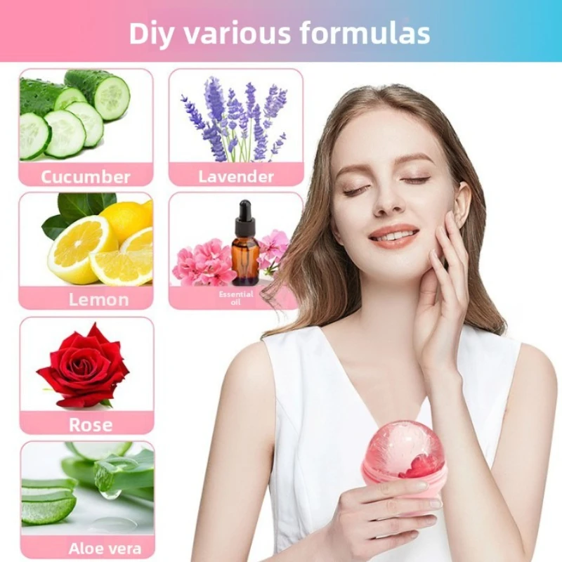 1 stks siliconen ijs gezichtsblokje roller schoonheid tillen gezicht massager contouren oogroller gezichtsbehandeling tool schoonheid accessoires