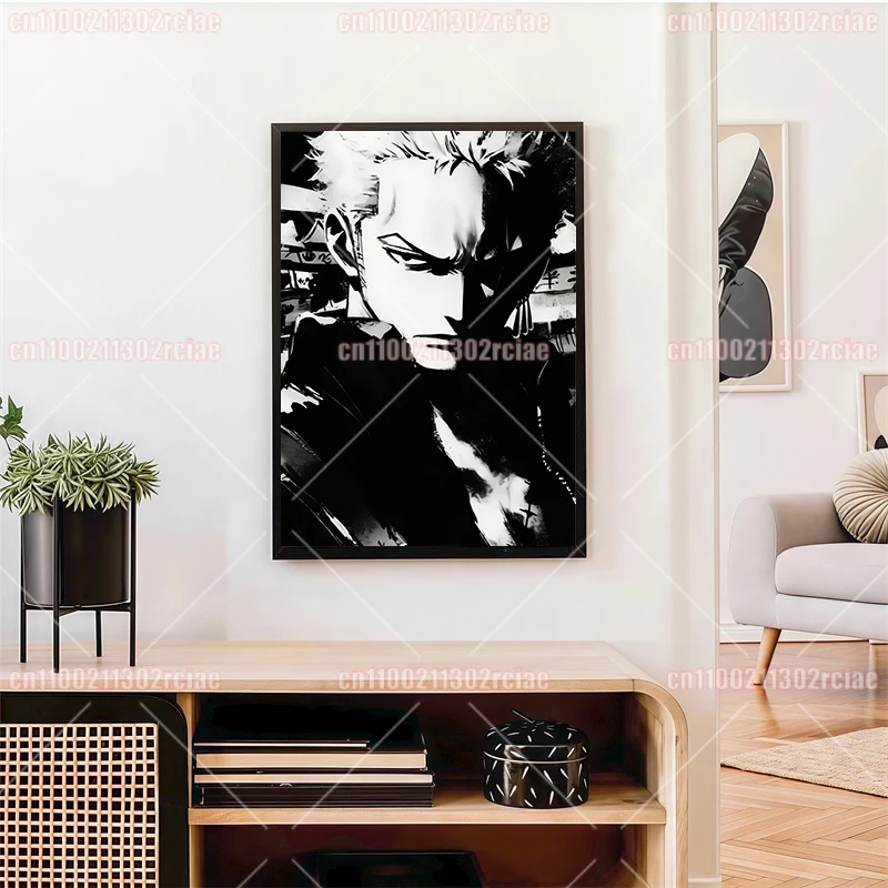 One Piece Luffy Zoro Trafalgar Law Kaido Ace Kozuki Oden Sabo Poster Wajib Dimiliki Lukisan Kanvas Tanpa Bingkai Hadiah Dekorasi Pesta