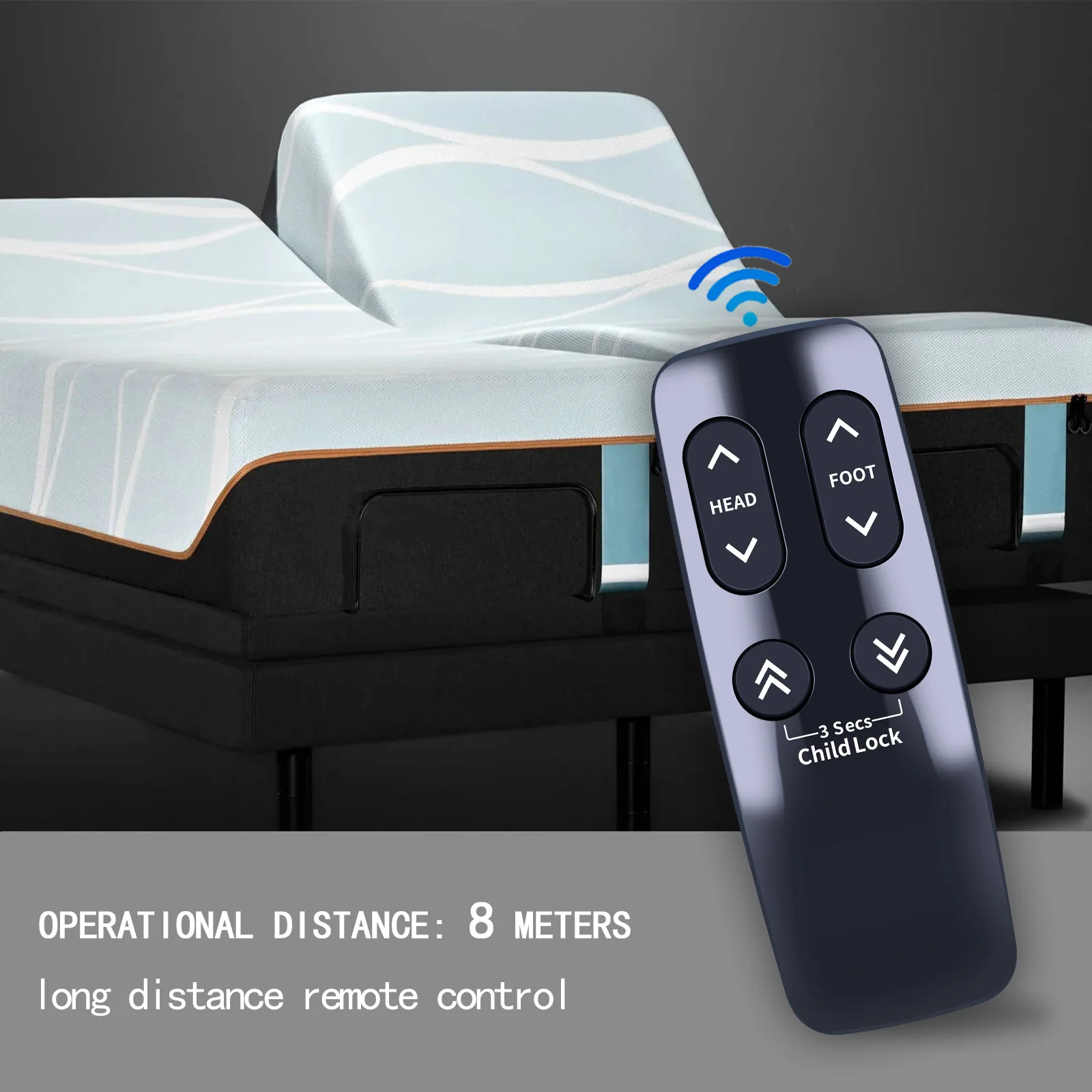 Новая трубка с дистанционным управлением для Linak HC12BL0011-02 HC10BL, регулируемая основа кровати