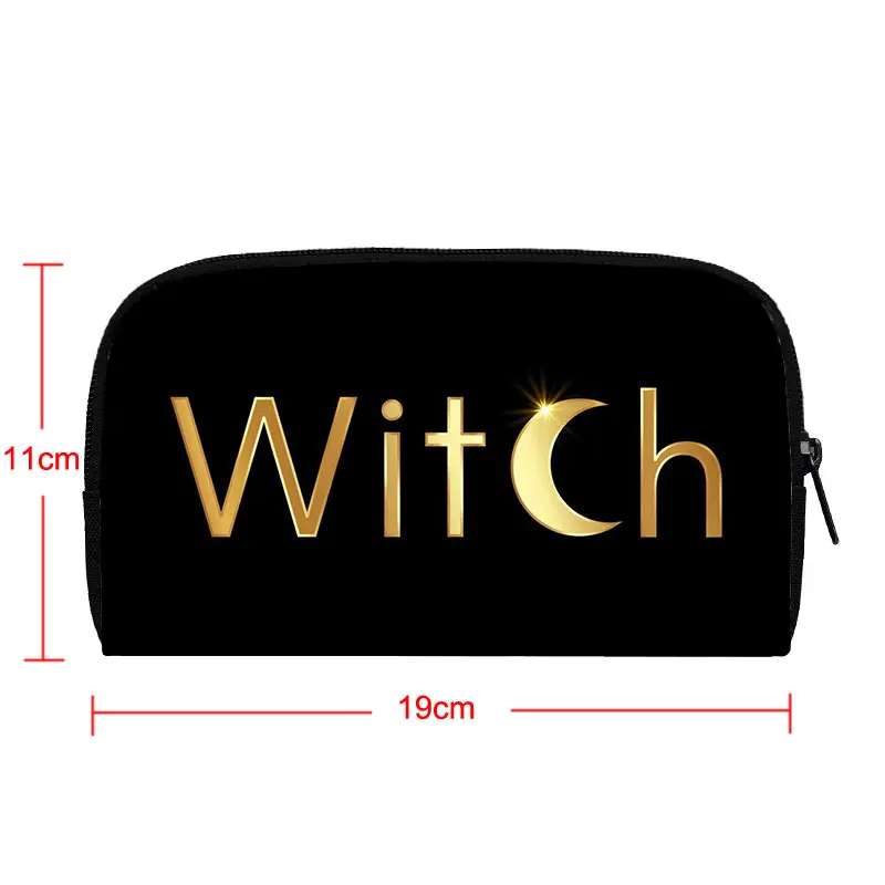 Witchy Woman Wallet Witch Moon Star Cat Purse Magical Witchcraft Wicca Money Coin Bag Cartão de crédito Phone Holder Mulheres Long Wallet