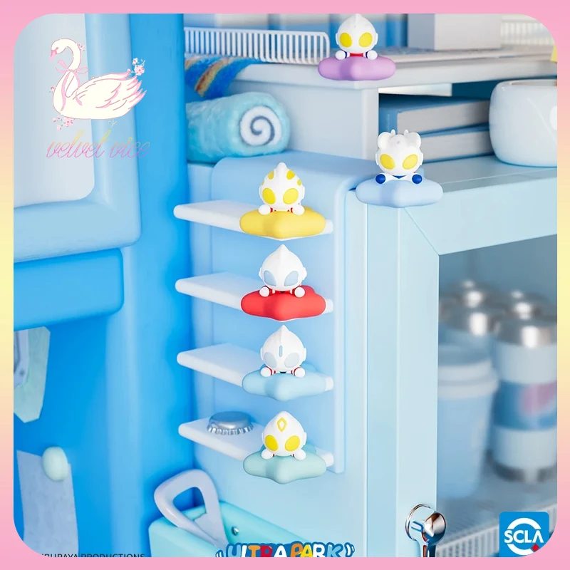 

Original Ultrapark Blind Box Table Top Corn Anti-Collision Small Ornament Zero Tiga Figures Anime Peripheral Collection Gift