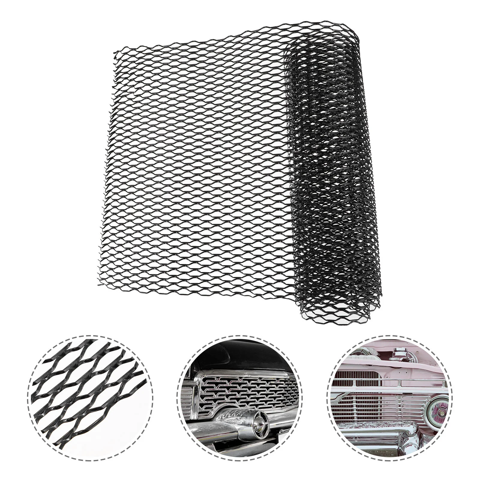 

Bumper Net Microwave Oven Mitts Cookware Barbecue Grill Front Grille Insert Car Mesh