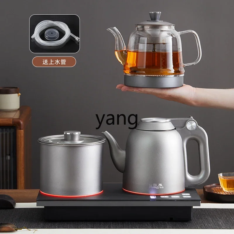 غلاية كهربائية LMM منزلية أوتوماتيكية لإمداد المياه وطاولة شاي ذات سعة كبيرة وصنع الشاي المتكامل