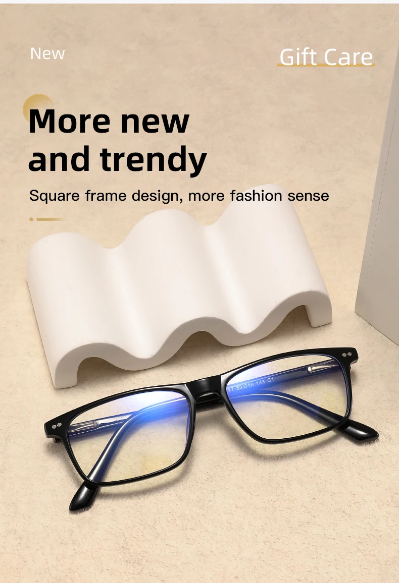 2025 NEUE Blaulicht-Lesebrille, Brillenrahmen für Damen und Herren, Retro-Acetat, Anti-Blaulicht-Computerbrille – Detail 5