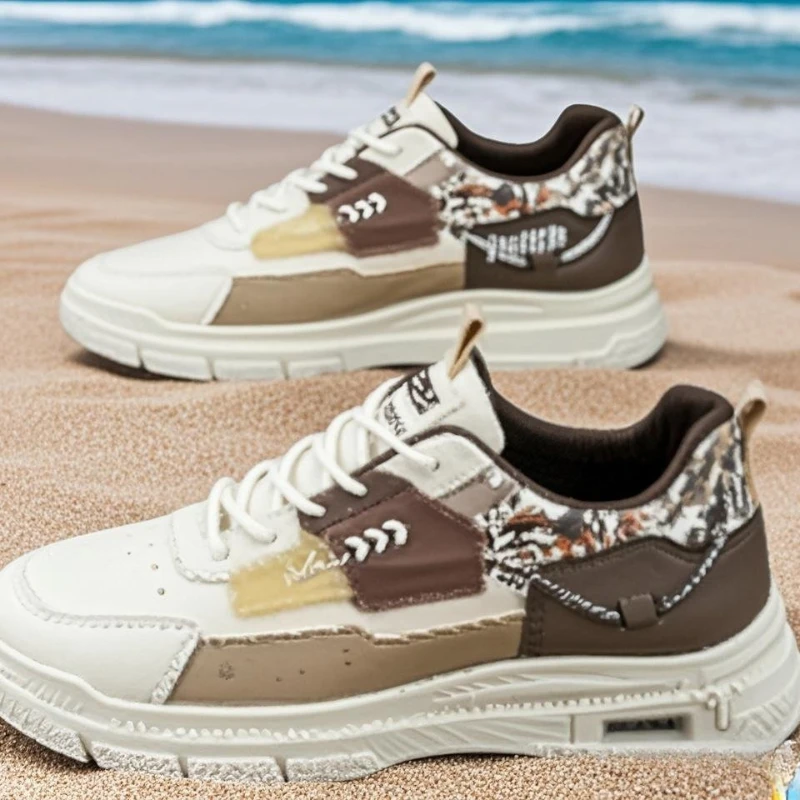 

Men's Shoes New Breathable White Shoes Men Trendy and Versatile Thick Soled Sports Board Shoes Trendy Shoe Originales Zapatilla