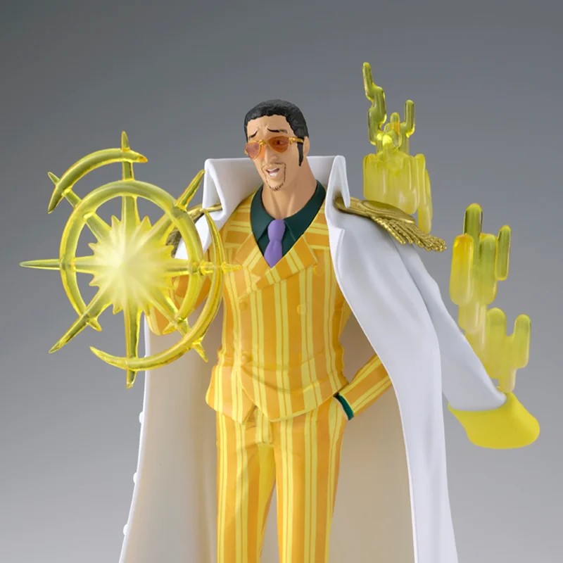 Genuine Original Bandai Banpresto One Piece Logia Borsalino PVC Anime Figure Model Desktop Ornament Doll Collector Figurine Toys