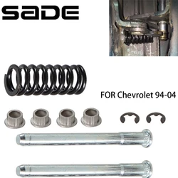 For Chevrolet Blazer S10 S15 1994-2004 Front Rear Door Hinge Pin and Spring with Bushing Repair Rebuild Kit