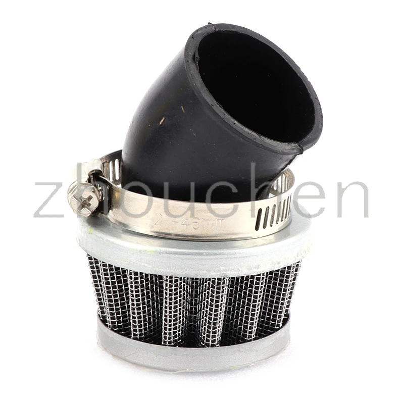 Motorcycle Air Filters  35mm 38mm 42mm Universal ATV Scooter Pit Dirt Bike Stright Curved Right Mini Air Filter Cleaner