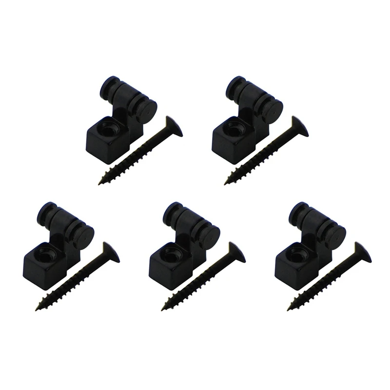 Пряжка для струны с шарикоподшипником, фиксатор роликовой струны для гитары, черная