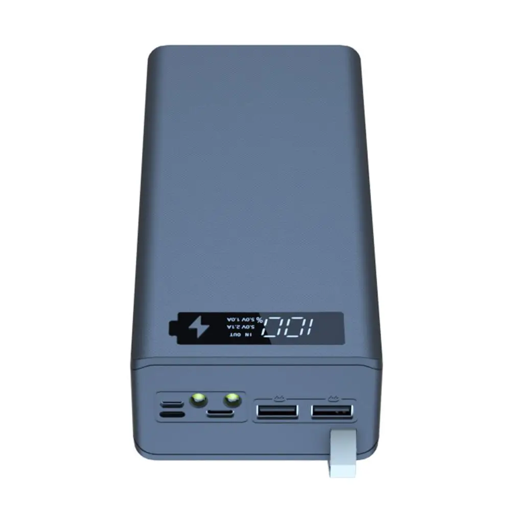 DIY Dual USB LCD Displays Battery Storage Boxes