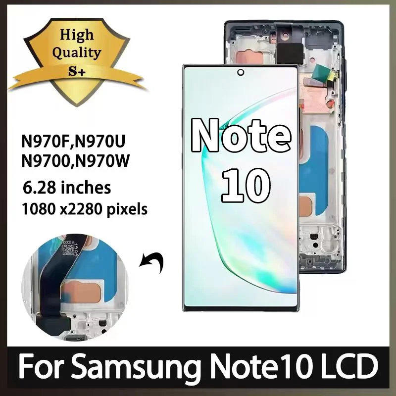 �y�Z�[�����zSamsung Note 10, LCD�f�B�X�v���C,Tft,n970,n970f,n970fds,n9700,���i��,�V�i�p�̃^�b�`�X�N���[���f�W�^�C�U�[