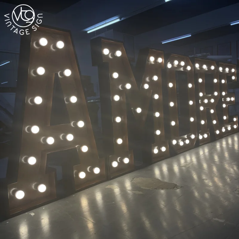 (customized)Large Letter LED Signage Marquee Letters Lights Big Lighting With Factory Prices