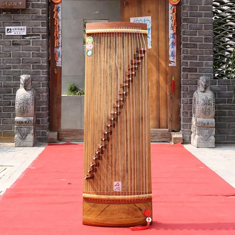 100CM 21 String Guzheng Tung Wood Material Guzheng Chinese Traditional Portable Musical Instruments Beginner Performance Gift